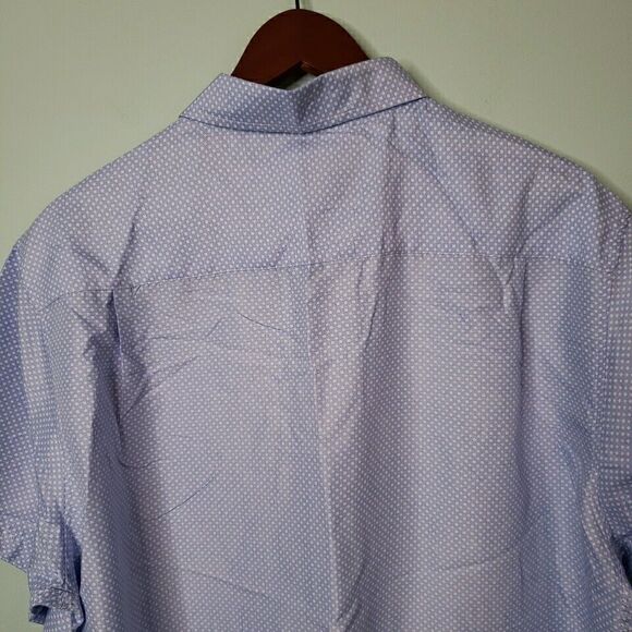 International Report Casual Shirt Mens Sz XL SLIM Short Sleeve Button Microfiber - Picture 13 of 16